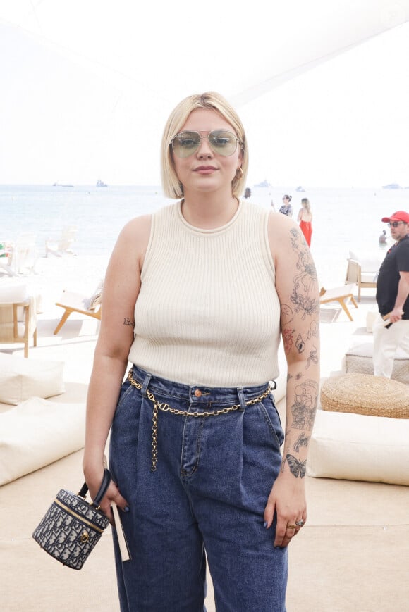 Louane Emera lors de la remise du prix TikTok Short Film à la Plage des Palmes en marge du 76ème Festival International du Film de Cannes,France, le 23 mai 2023. © Jack Tribeca/Bestimage