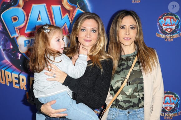 Fabienne Carat, sa soeur Carole Carat et sa fille - Avant-première du film "La Pat'Patrouille : La super patrouille" au cinéma UGC Normandie à Paris. Le 24 septembre 2023 © Coadic Guirec / Bestimage