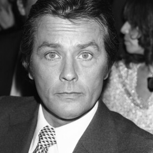 Archives - Alain Delon - Première de Hervé Vilard à l'Olympia à paris. Janvier 1981 © Jean-Claude Woestelandt / Bestimage