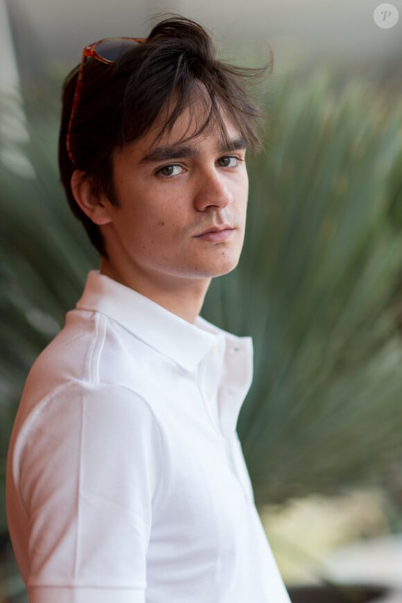 Alain-Fabien Delon au village des Internationaux de Tennis de Roland Garros à Paris le 7 juin 2018, jour 12. © Cyril Moreau / Bestimage