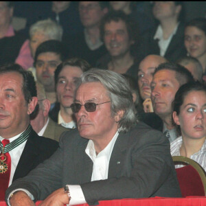 Alain-Fabien Delon avec son père Alain (archive)