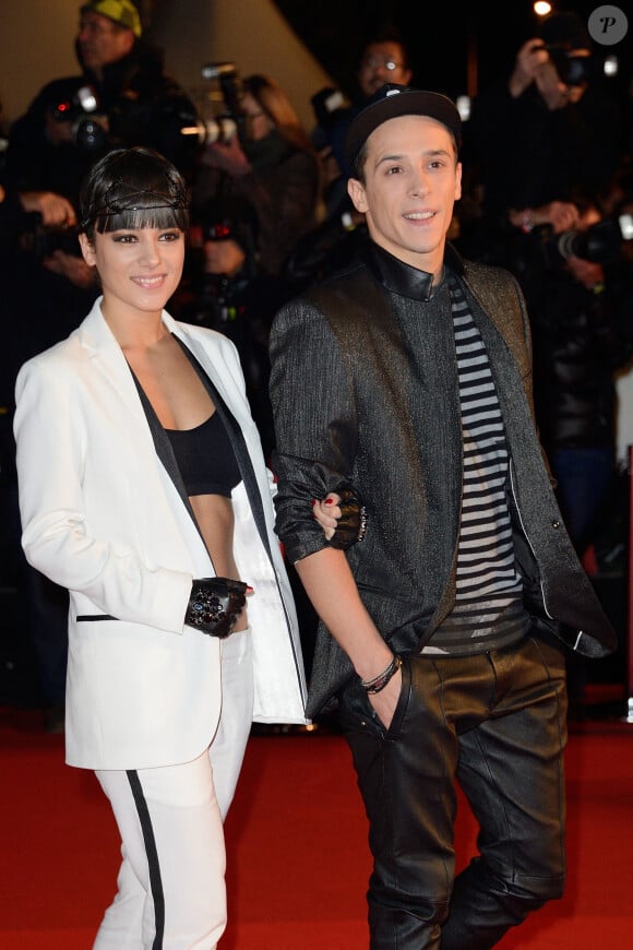 Alizee et Grégoire Lyonnet lors de la 15e édition des NRJ Music Awards qui s'est tenue au Palais des Festivals à Cannes, en France, le 14 décembre 2013. Photo par Nicolas Briquet/ABACAPRESS.COM