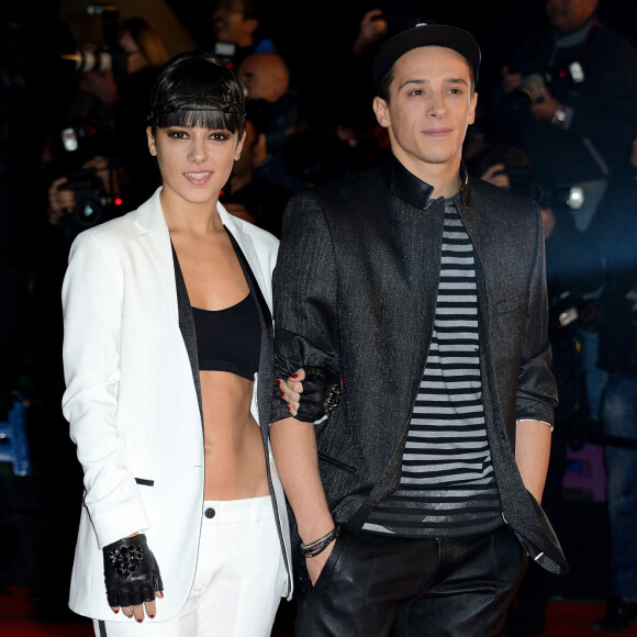 Alizee et Grégoire Lyonnet lors de la 15e édition des NRJ Music Awards qui s'est tenue au Palais des Festivals à Cannes, en France, le 14 décembre 2013. Photo par Nicolas Briquet/ABACAPRESS.COM