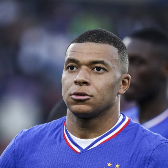 Kylian Mbappé - L'équipe de France s'est imposée face au Luxembourg (3-0) lors du premier match de préparation à l'Euro au stade Saint-Symphorien, à Metz le 5 juin 2024. 