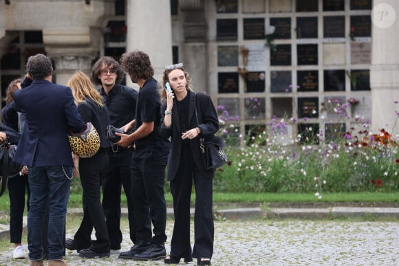 arrives at the funeral of Patrice Laffont at the Pere Lachaise cemetery on August 23, 2024 in Paris, France. Photo by Nasser Berzane/ABACAPRESS.COM