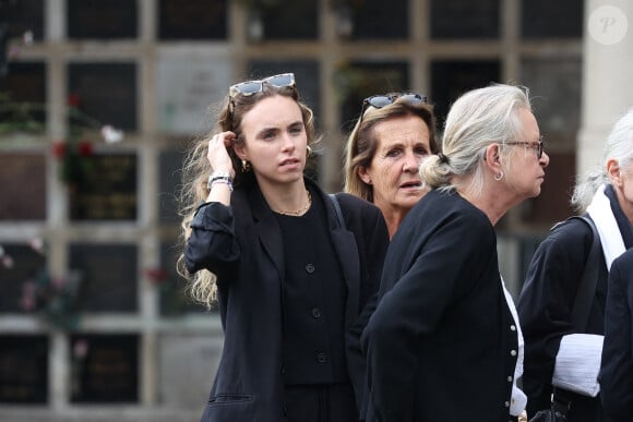 Mathilde Laffont arrives at the funeral of Patrice Laffont at the Pere Lachaise cemetery on August 23, 2024 in Paris, France. Photo by Nasser Berzane/ABACAPRESS.COM