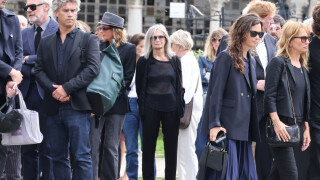 Patrice Laffont : Sa première femme Catherine présente au Père-Lachaise, soutien discret pour leurs deux grands enfants