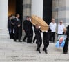 Elle est ainsi presque passée inaperçue
Sortie des obsèques de P.Laffont dans la salle de la Coupole du cimetière du Père-Lachaise à Paris, le 23 août 2024. L'animateur de télévision est décédé le 7 août 2024 à l'âge de 84 ans. © Dominique Jacovides / Bestimage