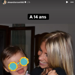 De sa période bébé
Alexandra Rosenfeld fête les 14 ans de sa fille Ava. Instagram