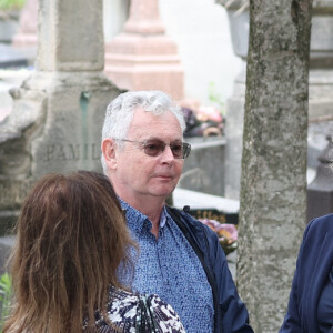 Marie Ange Nardi arrive aux funérailles de Patrice Laffont au cimetière du Père Lachaise le 23 août 2024 à Paris, France. Photo par Nasser Berzane/ABACAPRESS.COM