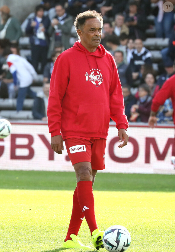 Yannick Noah - A l’occasion des 100 ans du parc Lescure, Bordeaux accueille au stade Chaban-Delmas un match de gala opposant les gloires des Girondins de Bordeaux au Variétés Club de France le mardi 14 mai 2024. © Patrick Bernard/ Bestimage