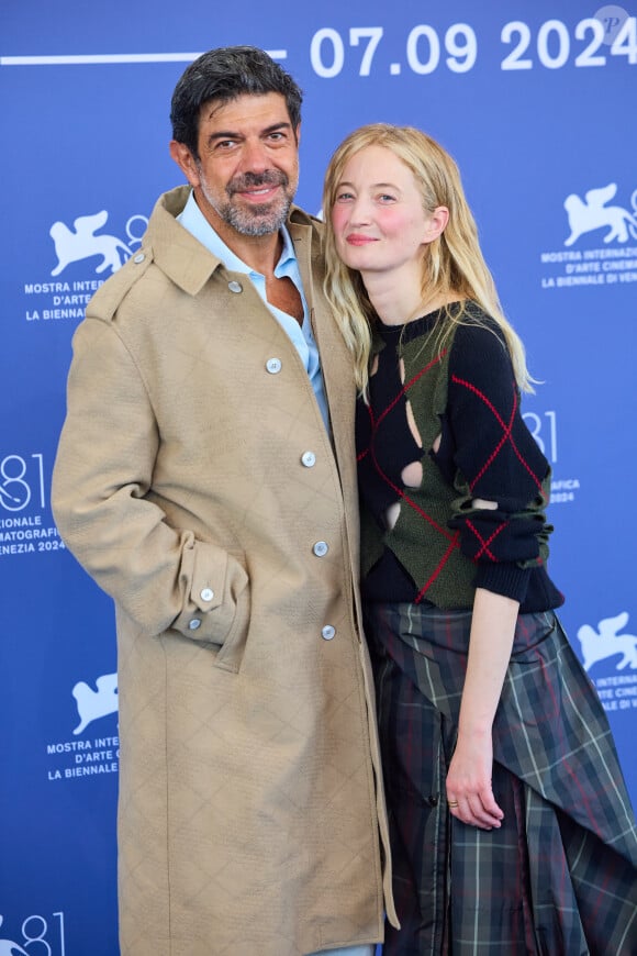 Pierfrancesco FAVINO, Alba ROHRWACHER, - Photocall de "Maria" au 81ème Festival International du Film de Venise (Mostra), le 29 août 2024.