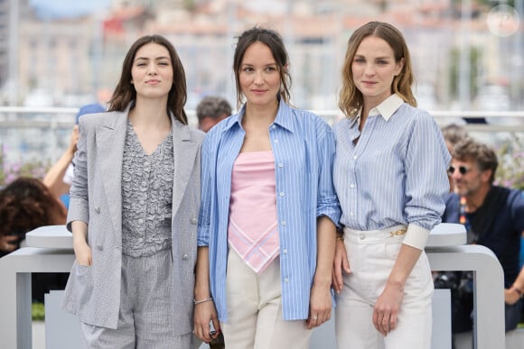 Anamaria Vartolomei, Anaïs Demoustier (enceinte), Adèle Simphal - Photocall du film "Le comte de Monte Cristo" (Hors Compétition) lors du 77ème Festival International du Film de Cannes (14 - 25 mai 2024), le 23 mai 2024. © Moreau / Jacovides / Bestimage