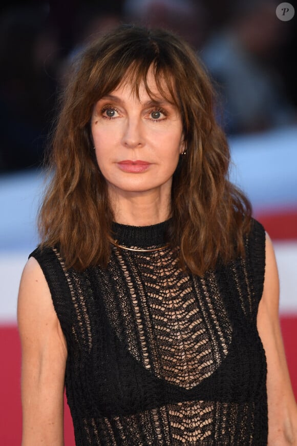 Anne Parillaud - Tapis rouge de la soirée d'ouverture du 17ème Festival International du Film de Rome. Le 13 octobre 2022 