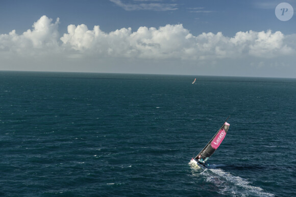 Départ de la Route du Rhum-Destination Guadeloupe 2022, course transatlantique en solitaire, Saint-Malo - Guadeloupe (6 562 kilomètres) à Saint-Malo, France, le 6 novembre 2022. © Pierre Bouras/Panoramic/Bestimage