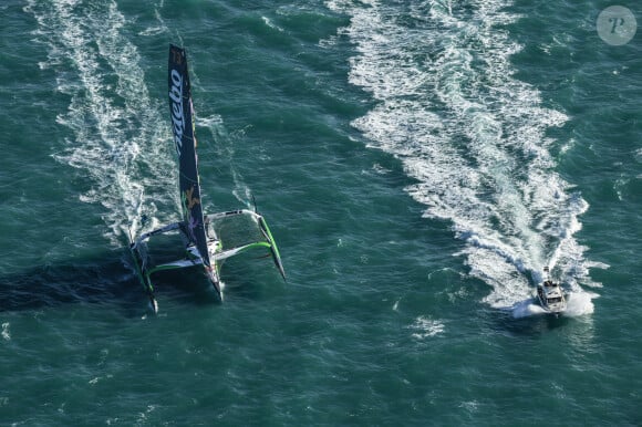 Hervé Laurent était âgé de seulement 67 ans
Départ de la Route du Rhum-Destination Guadeloupe 2022, course transatlantique en solitaire, Saint-Malo - Guadeloupe (6 562 kilomètres) à Saint-Malo, France, le 6 novembre 2022. © Pierre Bouras/Panoramic/Bestimage