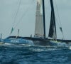 Le monde de la voile a perdu l'un de ses membres emblématiques 
La Route du Rhum et bat le précédent record en 6 jours 19 heures et 47 minutes au lieu de 7 jours 14 heures et 21 minutes par F.Joyon. Entre Saint-Malo et la Guadeloupe, F.Gabart est arrivé deuxième de la course avec son bateau "Svr Lazartigue". © Pierre Bouras / Panoramic / Bestimage