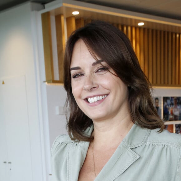 Julia Vignali - Déjeuner dans la loge de France Télévisions lors de la Finale Hommes des Internationaux de France de Tennis de Roland Garros 2024 - Jour 15 à Paris. Le 9 Juin 2024. © Bertrand Rindoff / Bestimage 