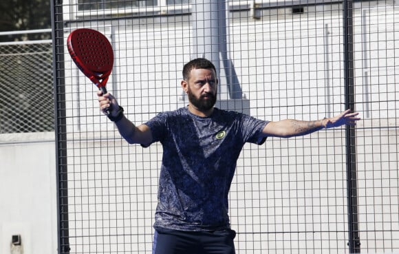 Exclusif - Cyril Hanouna - Tournoi des personnalités lors du Greenweez Paris Major Premier Padel 2023 à Roland Garros à Paris. © Marc Ausset-Lacroix/Bestimage