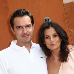 MAXIME CHATTAM ET FAUSTINE BOLLAERT - PEOPLE AU 4 EME JOUR DES INTERNATIONAUX DE FRANCE DE ROLAND GARROS 2012. 