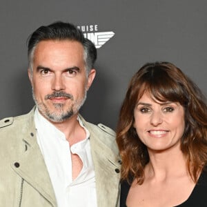 Faustine Bollaert et son mari Maxime Chattam - Avant-première du film "Top Gun Maverick" à l'UGC Normandie à Paris. © Coadic Guirec/Bestimage