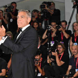 George Clooney à la projection de "Wolfs" lors du 81ème festival international du film de Venise, la Mostra le 1er septembre 2024.