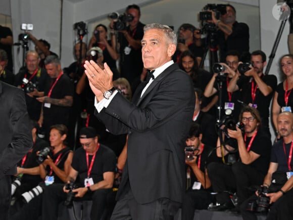 George Clooney à la projection de "Wolfs" lors du 81ème festival international du film de Venise, la Mostra le 1er septembre 2024.