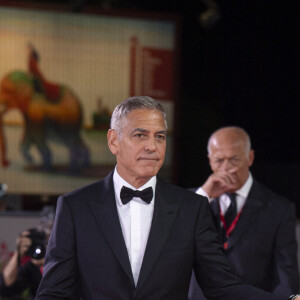 George Clooney à la projection de "Wolfs" lors du 81ème festival international du film de Venise, la Mostra le 1er septembre 2024.