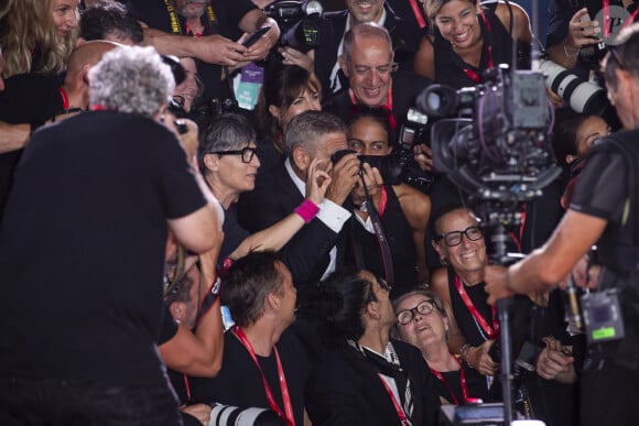 George Clooney à la projection de "Wolfs" lors du 81ème festival international du film de Venise, la Mostra le 1er septembre 2024.