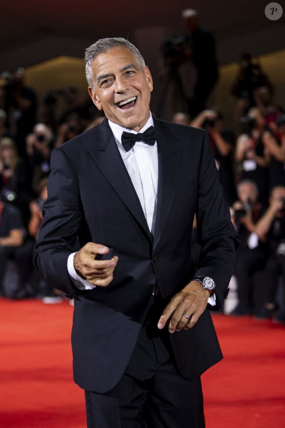 George Clooney à la projection de "Wolfs" lors du 81ème festival international du film de Venise, la Mostra le 1er septembre 2024.