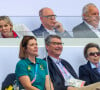 Le duo adorable a porté pour ce jour une tenue très élégante
Le prince Albert II de Monaco, la princesse Charlène de Monaco, et leurs enfants, le prince Jacques de Monaco, marquis des Baux, et la princesse Gabriella de Monaco, comtesse de Carladès avec la princesse Anne et son mari Timothy Laurence en tribunes lors du match de Rugby à 7opposant la France à l'Afrique du Sud (19-5) lors des Jeux Olympiques (JO) de Paris 2024, au stade de France, à Sain t-Denis, Sein e Saint-Denis, le 27 juillert 2024. © Jacovides-Perusseau/Bestimage