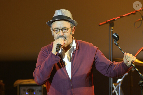 Louis Chedid - Les 50 ans de France Inter a la Gaite Lyrique a Paris, le 8 decembre 2013.