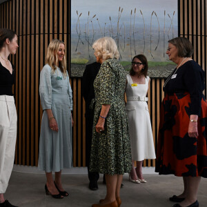 Camilla Parker Bowles, reine consort d'Angleterre inaugure le centre de cancerologie Dyson à Bath, Somerset au Royaume-Uni le 3 septembre 2024. 