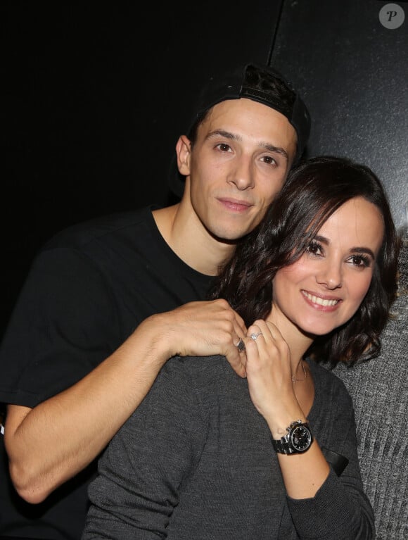 La chanteuse Alizée est maman pour la deuxième fois d'une petite fille prénommée Maggy - Exclusif - Prix Spécial - No Web No Blog - Grégoire Lyonnet et sa compagne Alizée - People et Backstage - Dernière du spectacle de Brahim Zaibat "Rock It All Tour" à l'Olympia à Paris. Le 1er décembre 2015 © Denis Guignebourg / Bestimage 