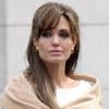 Angelina Jolie sur le tournage de The Tourist, en Italie, en mars 2010.