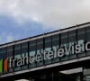 France Télévisions a annoncé une série de nouveautés lors de sa conférence de rentrée
Exclusif - Illustration extérieur France Télévisions - Rassemblement des journalistes reporters d'images, JRI, de France Télévisions en grève sur le parvis de siège du groupe France Télévision à Paris, le 4 novembre 2015