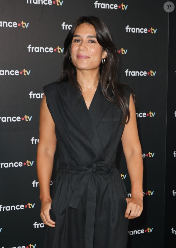 Emilie Tran Nguyen au photocall de la conférence de presse de rentrée de France Télévisions à Paris, France, le 4 septembre 2024. © Coadic Guirec/Bestimage 