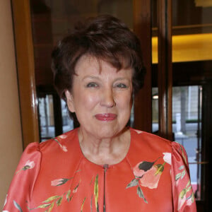 Exclusif - Roselyne Bachelot - Dîner des Mécènes au théâtre des Champs-Elysées pour le traditionnel dîner sur scène qui marquait les 11 ans de la création du Cercle des Mécènes à Paris le 3 mai 2024. © Bertrand Rindoff / Bestimage 