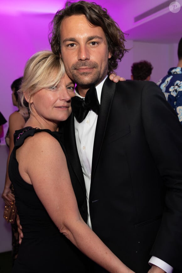 Exclusif - Anne-Elisabeth Lemoine et Bertrand Chameroy - Soirée à la suite Sandra & Co lors du 76ème Festival International du Film de Cannes le 26 mai 2023. © Aurelio Stella/Bestimage