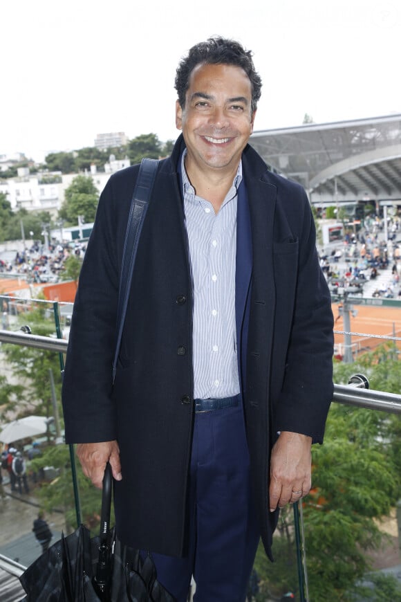 Exclusif - Patrick Cohen (journaliste) - Déjeuner dans la loge de France TV lors des Internationaux de France de Tennis de Roland Garros 2024 - Jour 5 à Paris le 30 Mai 2024. © Bertrand Rindoff / Bestimage