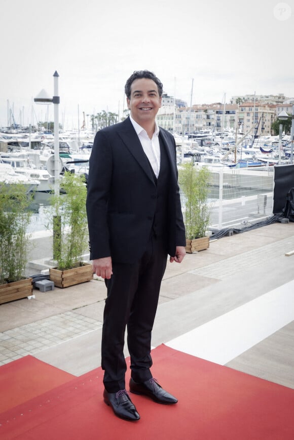 Exclusif - Patrick Cohen - Emission "C à vous" à l'occasion de la présentation des films "Strange Way Of Life" et "Le règne Animal" lors du 76ème Festival International du Film de Cannes le 18 mai 2023. © Jack Tribeca / Bestimage 