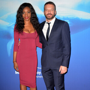 Samuel Le Bihan et son ex-compagne Daniela Beye - Gala de charité annuel de la "Maud Fontenoy Foundation" à l'hôtel Bristol à Paris, le 4 juin 2015. 