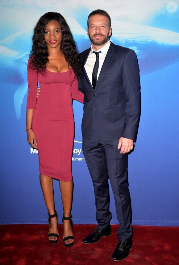 Samuel Le Bihan et son ex-compagne Daniela Beye - Gala de charité annuel de la "Maud Fontenoy Foundation" à l'hôtel Bristol à Paris, le 4 juin 2015. 