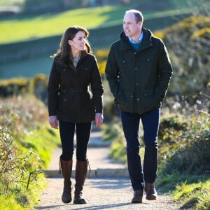 Londres, ROYAUME-UNI - Sur la photo : Kate Middleton, princesse de Galles, prince William, prince de Galles.