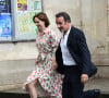 Depuis leur rencontre en 2014, Jean et Nathalie forment un couple complice et épanoui
Nathalie Péchalat et son mari Jean Dujardin - Mariage de Claude Lelouch à la mairie du 18ème à Paris. Le 17 juin 2023