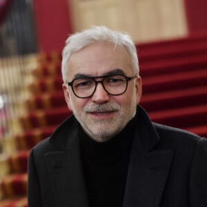 Exclusif - Pascal Praud lors de la première de la pièce de théâtre "L'avare" au Théâtre des Variétés à Paris le 15 janvier © Rachid Bellak / Bestimage 