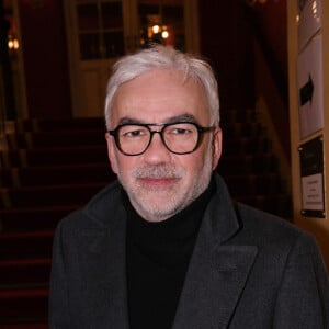 Exclusif - Pascal Praud lors de la première de la pièce de théâtre "L'avare" au Théâtre des Variétés à Paris le 15 janvier © Rachid Bellak / Bestimage 