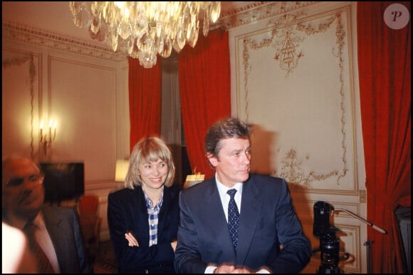 Alain Delon et Mireille Darc (archive)