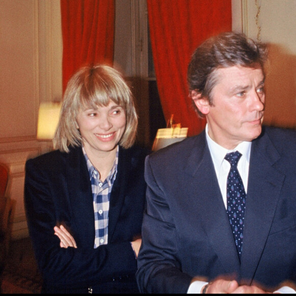 Alain Delon et Mireille Darc (archive)