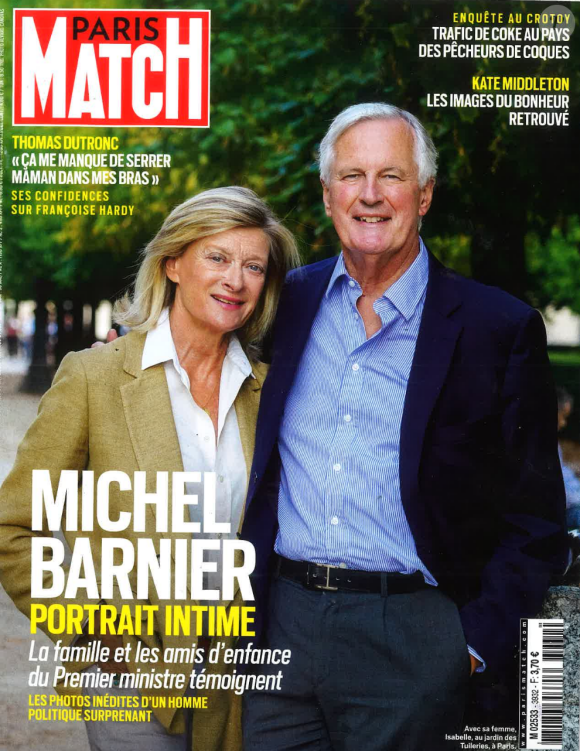 Couverture du nouveau numéro de Paris Match